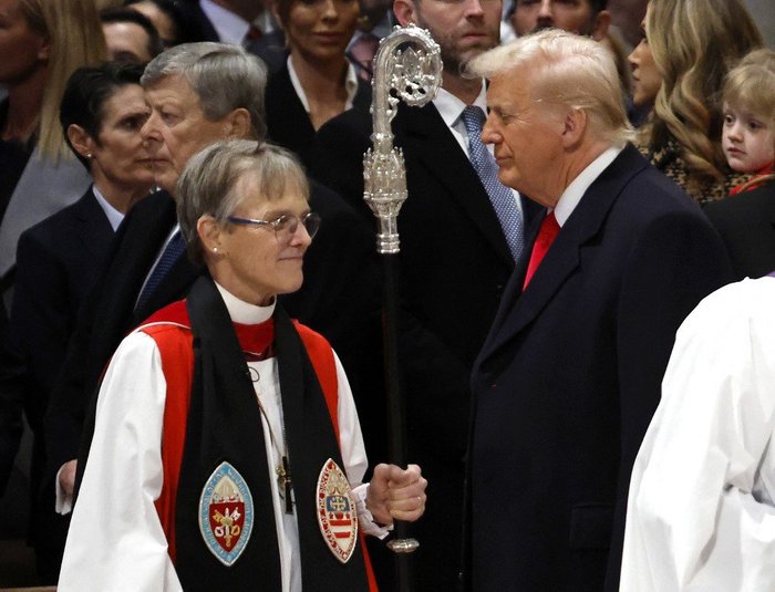 Desagradável, diz Trump à Bispa e desculpas desculpas
