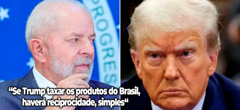 Lula desafia Trump, “dá cá, toma lá”