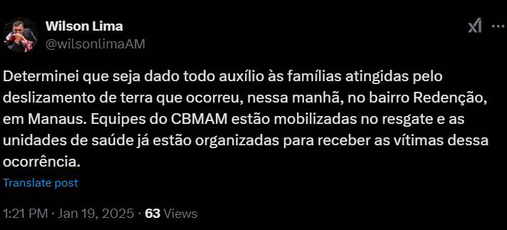 Deslizamento de Terra em Manaus Deixa Família Soterrada 1 Deslizamento de Terra em Manaus Deixa Família Soterrada image 61 Deslizamento de Terra em Manaus Deixa Família Soterrada