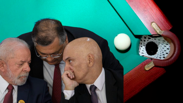Sinuca de Bico - Lula, Dino e Moraes