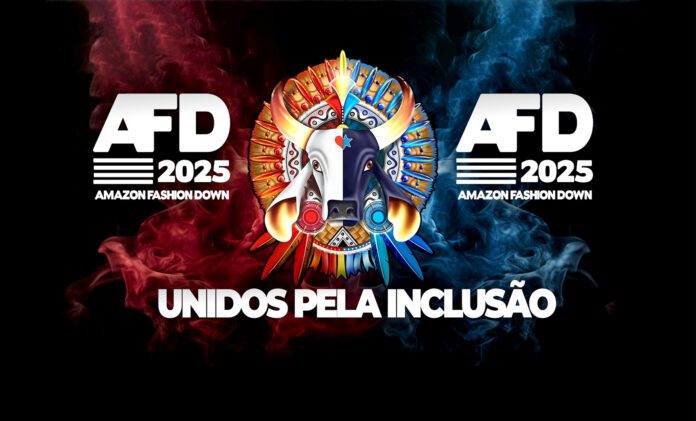 Modelos com síndrome de Down desfilam com bois Caprichoso e Garantido no Amazon Fashion Down 2025