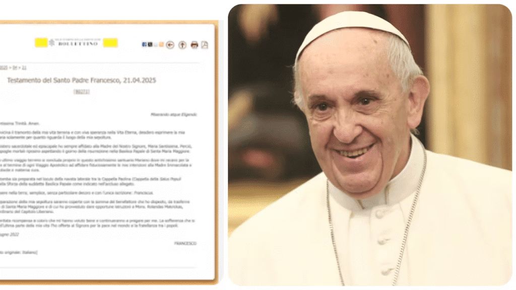 Testamento do Papa Francisco: Simplicidade e Devoção Mariana 1 Testamento do Papa Francisco: Simplicidade e Devoção Mariana Papa Francisco sorrindo durante uma audiência no Vaticano