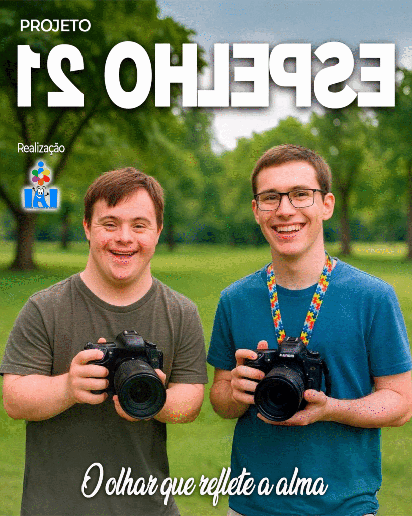 Espelho 21: primeiro reality inclusivo de fotografia do Brasil é realizado em Manaus 1 Espelho 21: primeiro reality inclusivo de fotografia do Brasil é realizado em Manaus Jovem com deficiência intelectual fotografando durante o reality Espelho 21 em Manaus