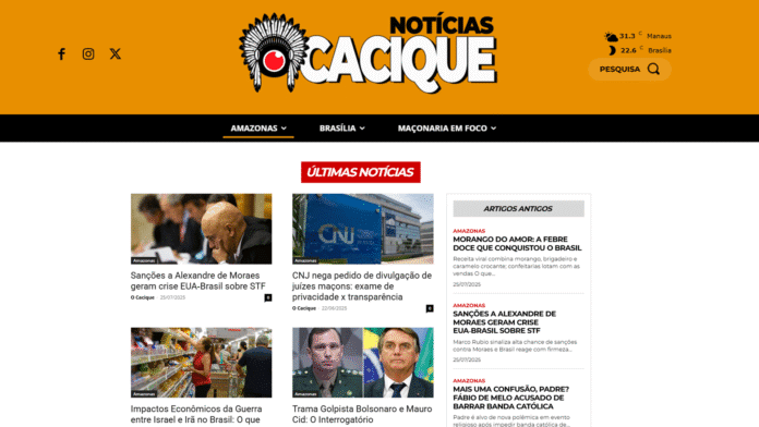Nova sede do Jornal O Cacique Notícias em Brasília, com raízes no Amazonas